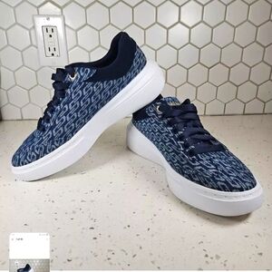 SKECHERS Sz 9.5  COURT CLASSICS CORDOVA HIGH STATUS BLUE